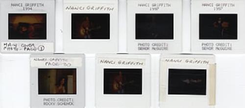 Nanci Griffith Set Of Seven Professional Slide Transparencies memorabilia UK NANMMSE313753