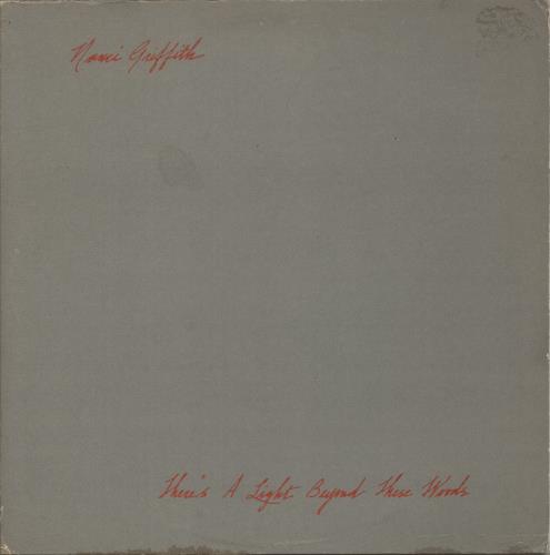 Nanci Griffith There's A Light Beyond These Woods - VG vinyl LP album (LP record) US NANLPTH880393