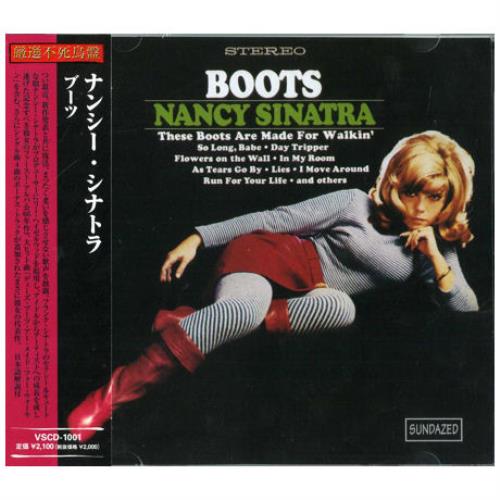 Nancy Sinatra Boots CD album (CDLP) Japanese NYSCDBO315389
