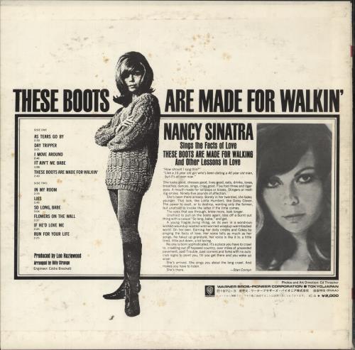 Nancy Sinatra Boots vinyl LP album (LP record) Japanese NYSLPBO873470