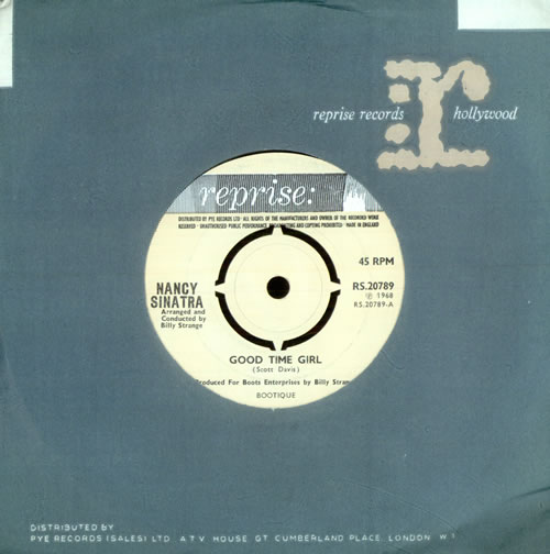 Nancy Sinatra Good Time Girl 7" vinyl single (7 inch record / 45) UK NYS07GO521028