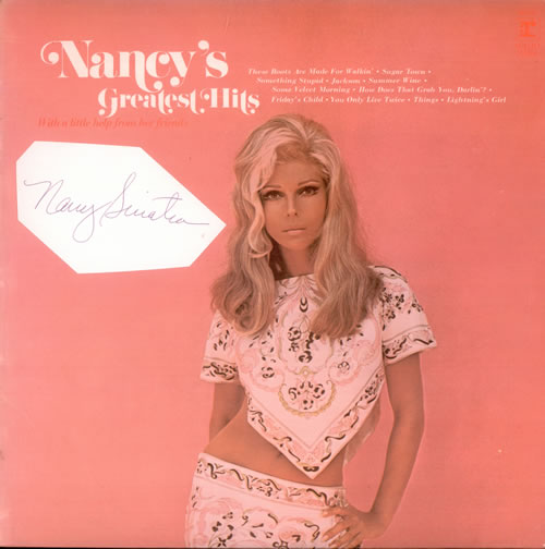 Nancy Sinatra Nancy's Greatest Hits - Autographed memorabilia UK NYSMMNA526504