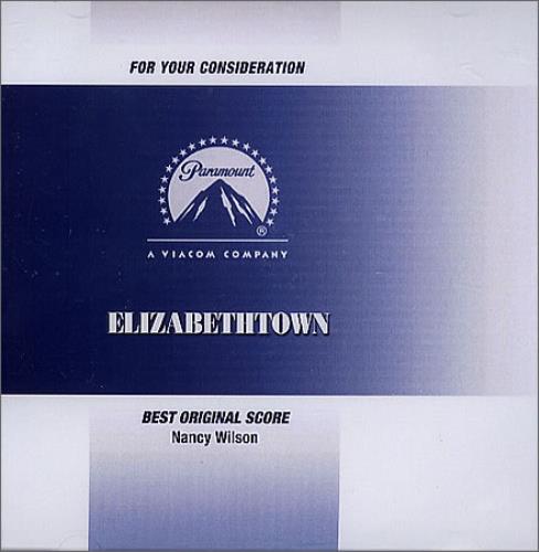 Nancy Wilson (Heart) Elizabethtown CD-R acetate US NWICREL365672