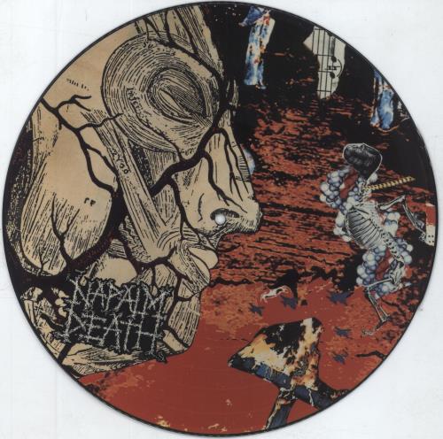 Napalm Death Harmony Corruption picture disc LP (vinyl picture disc album) UK NAPPDHA812031