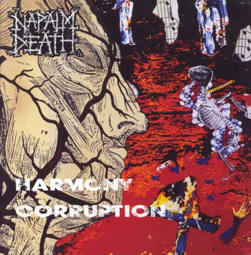 Napalm Death Harmony Corruption vinyl LP album (LP record) UK NAPLPHA832610