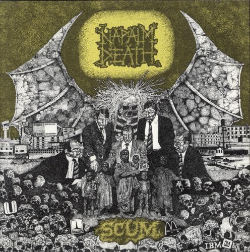 Napalm Death Scum picture disc LP (vinyl picture disc album) UK NAPPDSC808641
