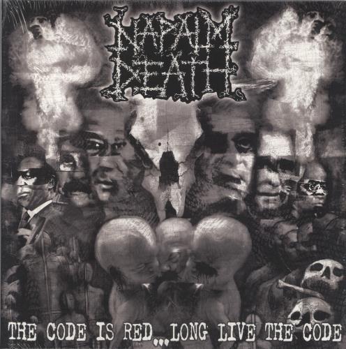 Napalm Death The Code Is Red... Long Live The Code - Clear Vinyl vinyl LP album (LP record) UK NAPLPTH817385