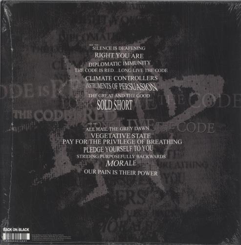 Napalm Death The Code Is Red... Long Live The Code - Clear Vinyl vinyl LP album (LP record) UK NAPLPTH817385