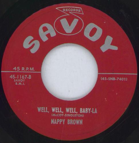 Nappy Brown Just A Little Love 7" vinyl single (7 inch record / 45) US NHP07JU820475