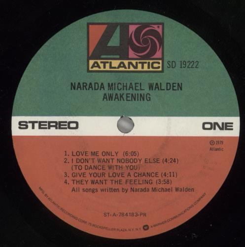 Narada Michael Walden Awakening vinyl LP album (LP record) US NMWLPAW301745