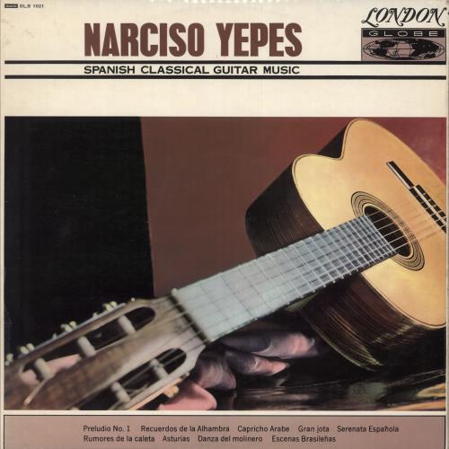 Narciso Yepes Spanish Classical Guitar Music vinyl LP album (LP record) UK NDXLPSP738498