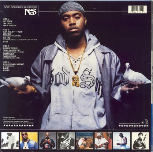 Nas God's Son 2-LP vinyl record set (Double LP Album) US N-S2LGO775266