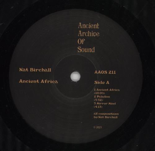 Nat Birchall Ancient Africa vinyl LP album (LP record) UK 9K3LPAN867620