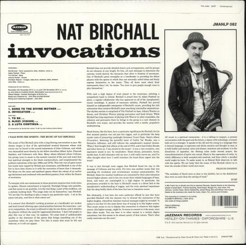 Nat Birchall Invocations vinyl LP album (LP record) UK 9K3LPIN867367