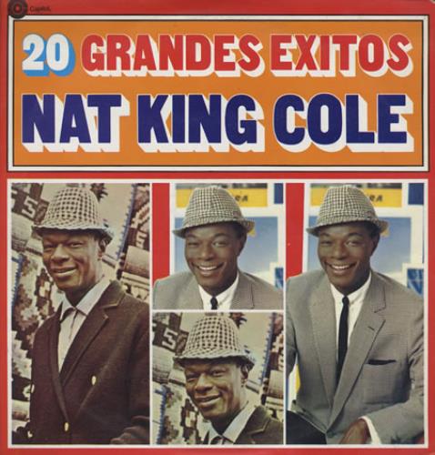 Nat King Cole 20 Grandes Exitos vinyl LP album (LP record) Colombian NKCLPGR403023