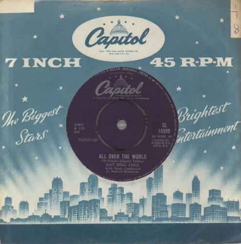 Nat King Cole All Over The World 7" vinyl single (7 inch record / 45) UK NKC07AL720728