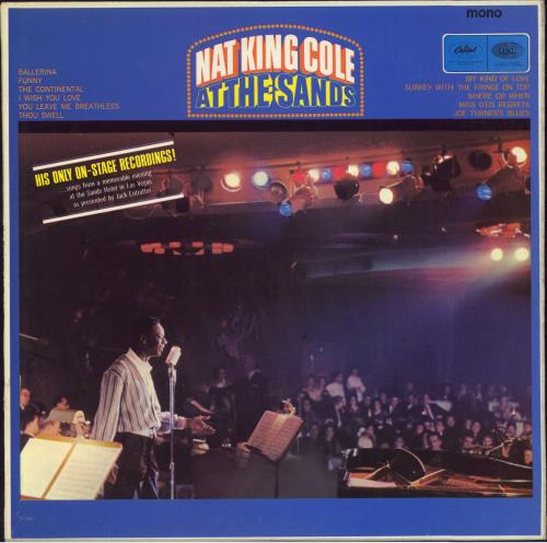 Nat King Cole At The Sands vinyl LP album (LP record) UK NKCLPAT804128
