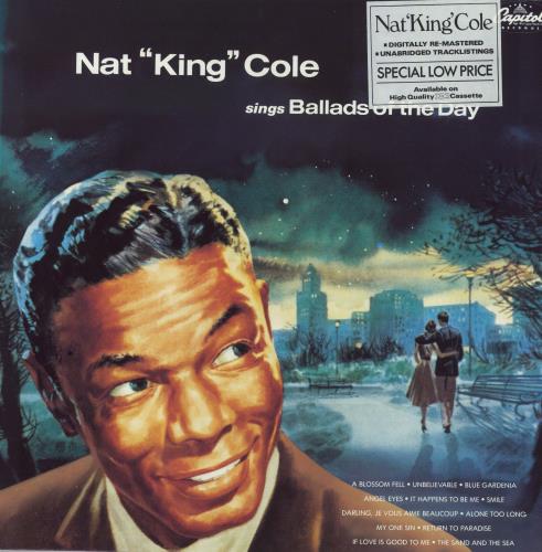 Nat King Cole Ballads Of The Day - Hype Sticker vinyl LP album (LP record) UK NKCLPBA451190