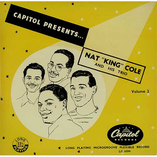 Nat King Cole Capitol Presents Nat 'King' Cole And His Trio Volume 2 10" vinyl single (10 inch record) UK NKC10CA408933