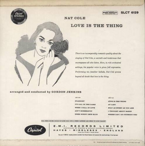 Nat King Cole Love Is The Thing - Lime Green Label vinyl LP album (LP record) UK NKCLPLO887785
