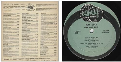 Nat King Cole Nat King Cole vinyl LP album (LP record) US NKCLPNA362918