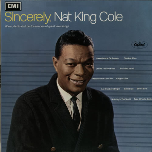 Nat King Cole Sincerely vinyl LP album (LP record) UK NKCLPSI451772