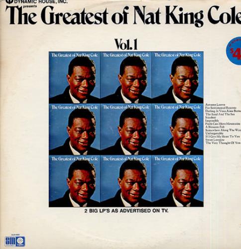 Nat King Cole The Greatest Of Nat King Cole 2-LP vinyl record set (Double LP Album) US NKC2LTH345971