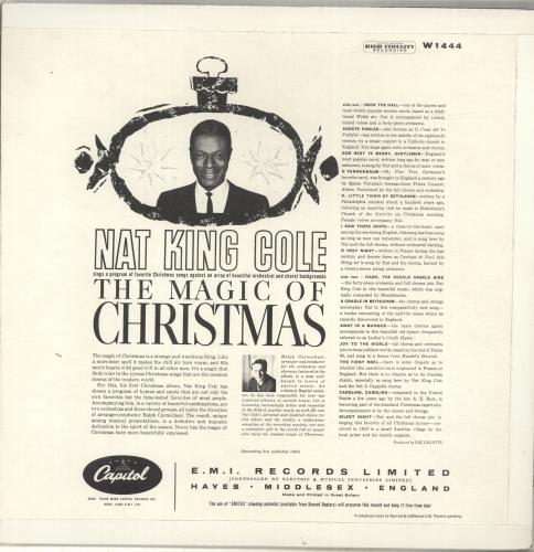 Nat King Cole The Magic Of Christmas vinyl LP album (LP record) UK NKCLPTH696352