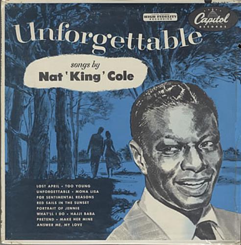Nat King Cole Unforgettable vinyl LP album (LP record) Mexican NKCLPUN379576
