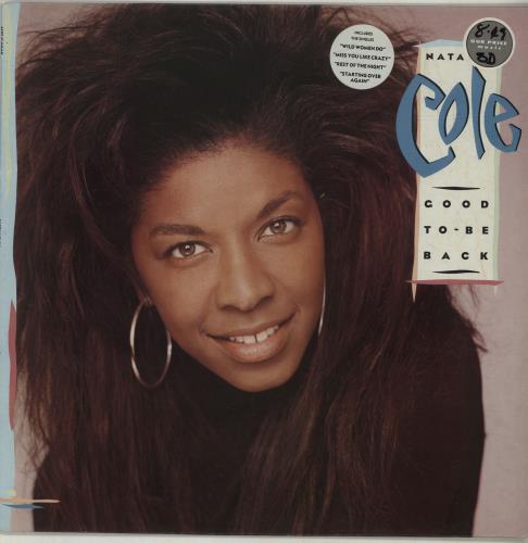 Natalie Cole Good To Be Back vinyl LP album (LP record) UK NCOLPGO681488