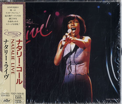 Natalie Cole Natalie... Live 2 CD album set (Double CD) Japanese NCO2CNA611089