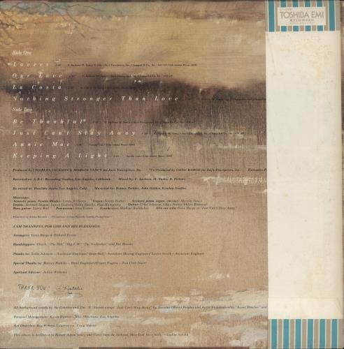 Natalie Cole Thankful - White label + Obi vinyl LP album (LP record) Japanese NCOLPTH218833