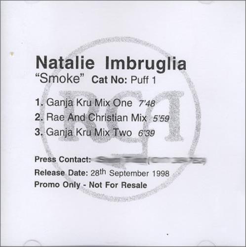 Natalie Imbruglia Smoke CD-R acetate UK NTLCRSM365709