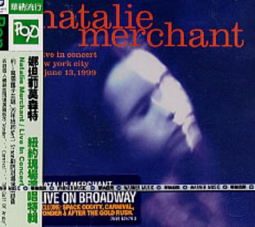 Natalie Merchant Live In Concert CD album (CDLP) Taiwanese NATCDLI234738