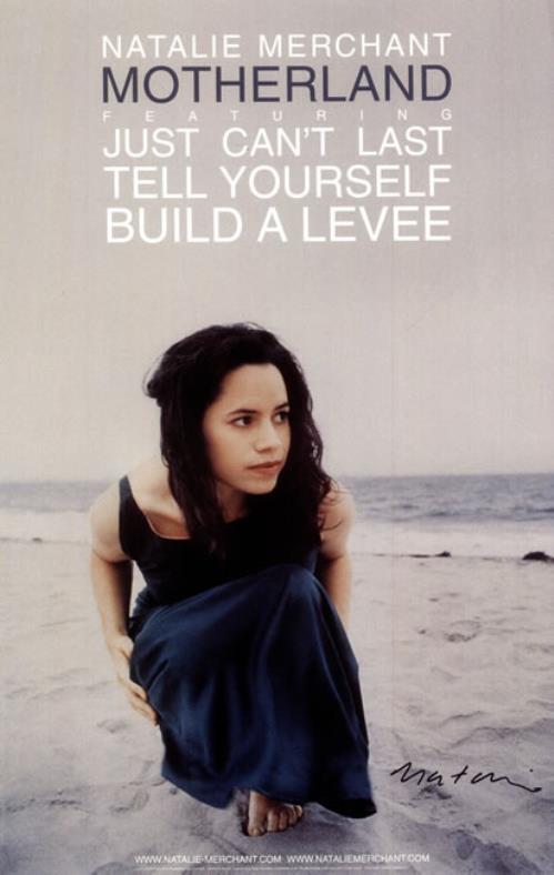 Natalie Merchant Motherland - Autographed poster US NATPOMO508578