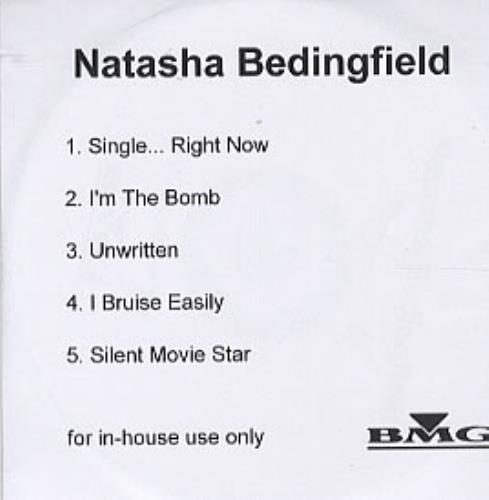 Natasha Bedingfield Natasha Bedingfield CD-R acetate UK NBDCRNA308355