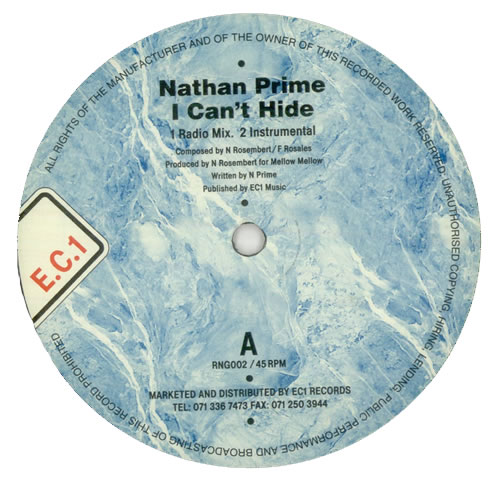 Nathan Prime I Can't Hide 12" vinyl single (12 inch record / Maxi-single) UK NPI12IC449600