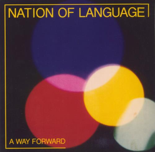 Nation Of Language A Way Forward - Red/Blue Vinyl + CD vinyl LP album (LP record) US 6F1LPAW822893