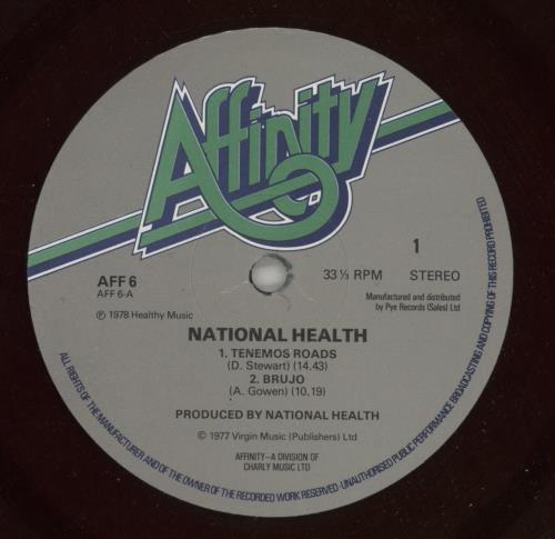 National Health National Health - EX vinyl LP album (LP record) UK NTNLPNA392344