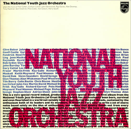 National Youth Jazz Orchestra National Youth Jazz Orchestra vinyl LP album (LP record) UK NJ0LPNA467302