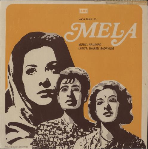 Naushad Mela vinyl LP album (LP record) Indian OJ9LPME880605
