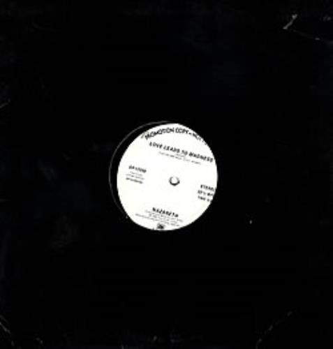 Nazareth Love Leads To Madness 12" vinyl single (12 inch record / Maxi-single) US NZR12LO280928