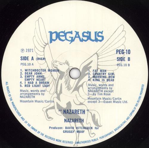 Nazareth Nazareth vinyl LP album (LP record) UK NZRLPNA425058