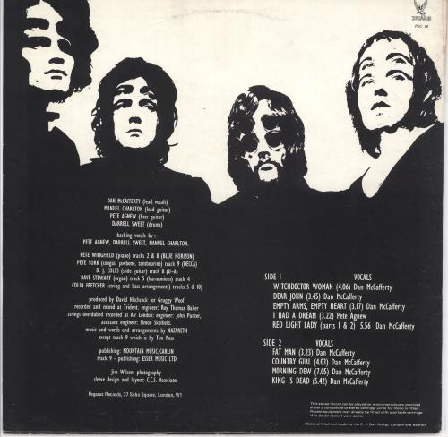 Nazareth Nazareth vinyl LP album (LP record) UK NZRLPNA425058