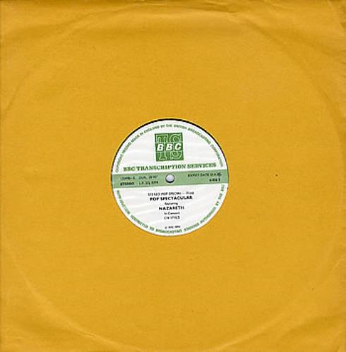 Nazareth Pop Spectacular vinyl LP album (LP record) UK NZRLPPO230533