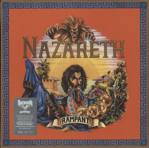 Nazareth Rampant - Blue Vinyl - Sealed vinyl LP album (LP record) UK NZRLPRA864093