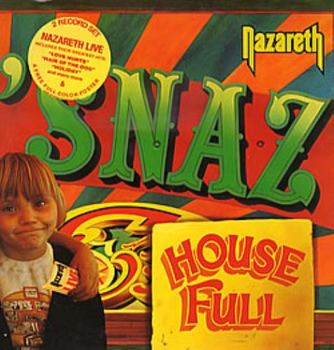 Nazareth 'Snaz 2-LP vinyl record set (Double LP Album) US NZR2LSN280985
