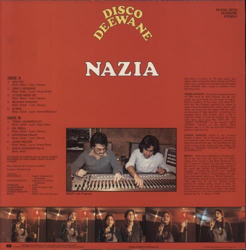 Nazia Disco Deewane vinyl LP album (LP record) UK N20LPDI614072
