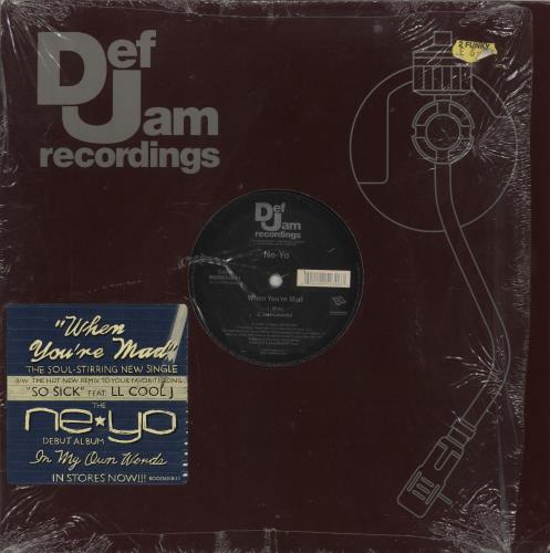 Ne-Yo When You're Mad 12" vinyl single (12 inch record / Maxi-single) US N-Y12WH856548