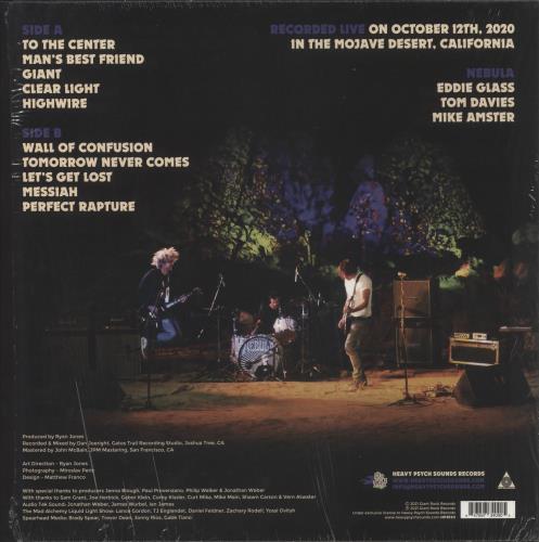 Nebula Live In The Mojave Desert [Volume 2] vinyl LP album (LP record) Italian NHCLPLI877228